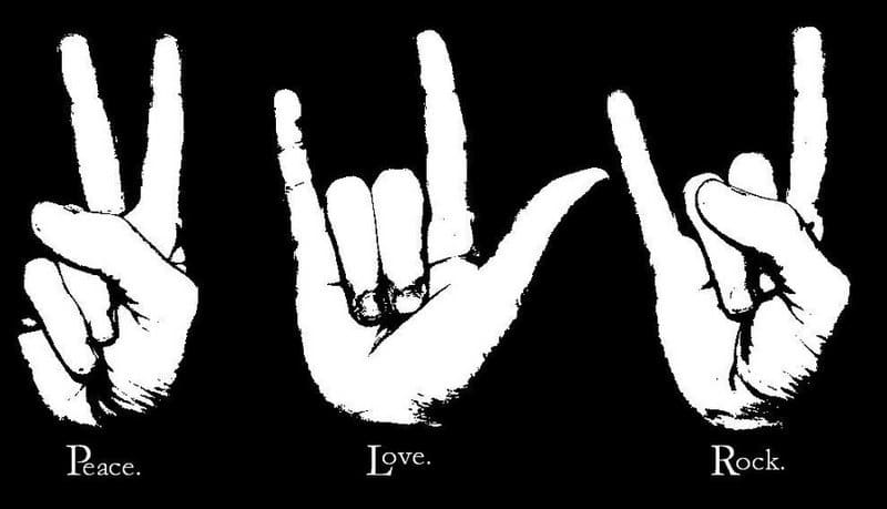 Peace Love Rock