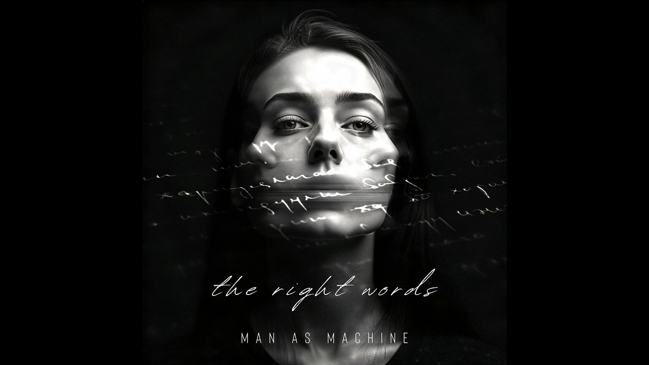 Man As Machine - The Right Words (Lyric video) #manasmachine #therightwords #newmusic