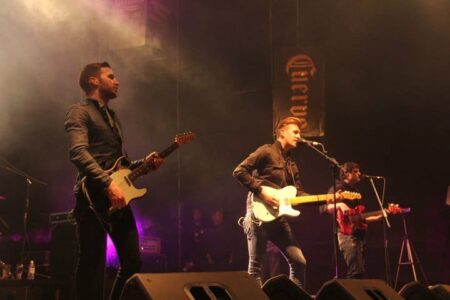 Zebra and Giraffe at Oppikoppi - End of the Road