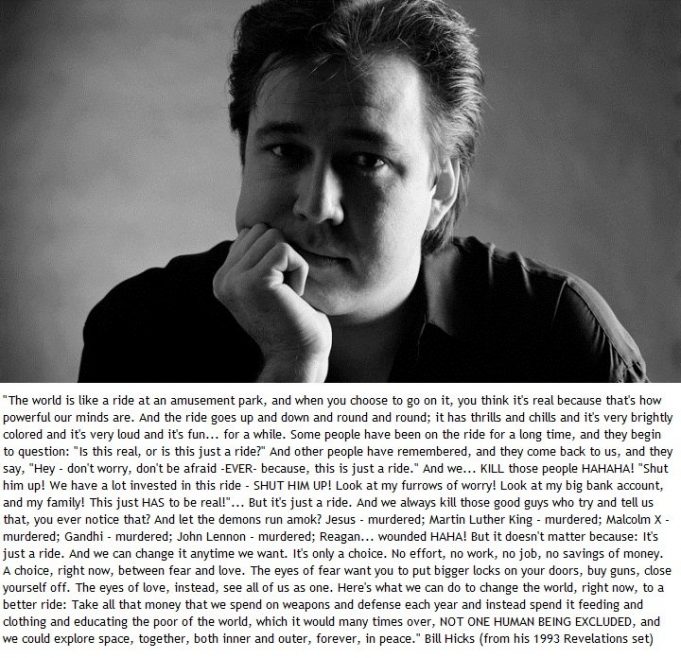 Epic Bill Hicks Quote