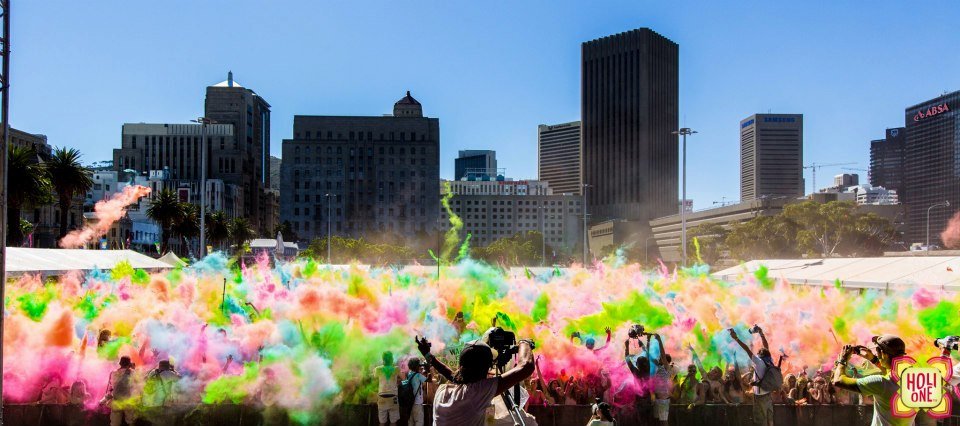 Photo Album Holi One Colour Festival Cape Town