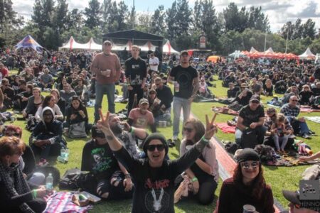 Crowd at Seether in Johannesburg