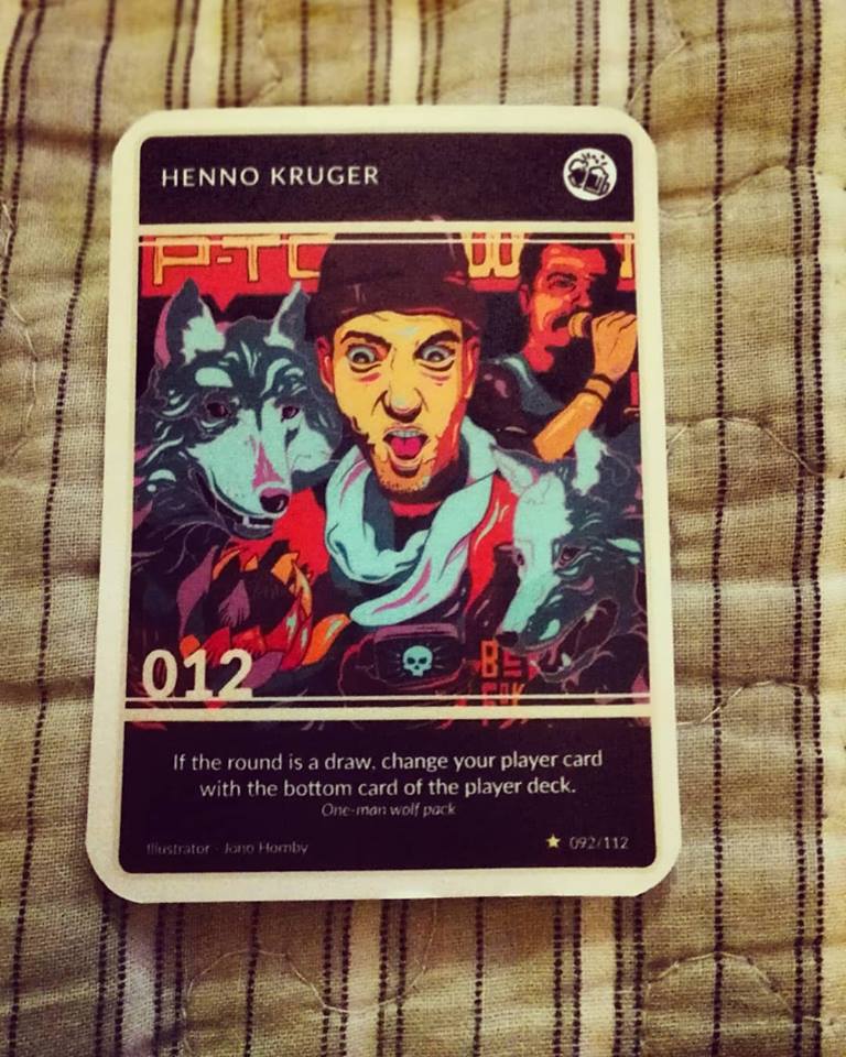 Henno Kruger - 012 Trading Card Game