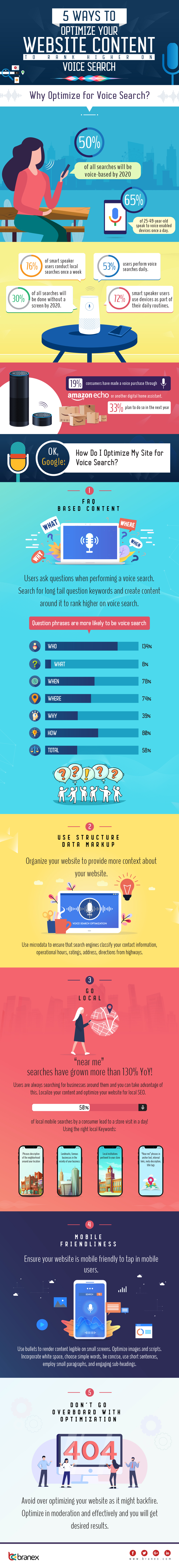 Branex Voice Search Infographic