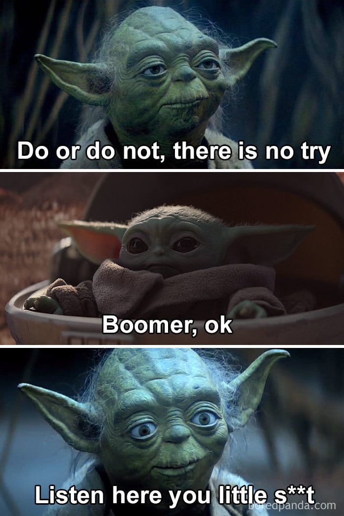 bernie sanders baby yoda meme