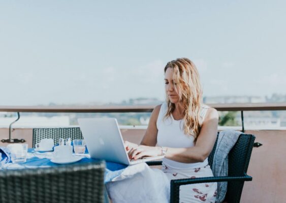 Balcony Workspace - Freelance Writers