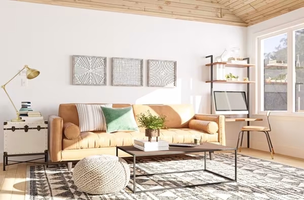 Living Room - Remote Workspace - Freelance Writers