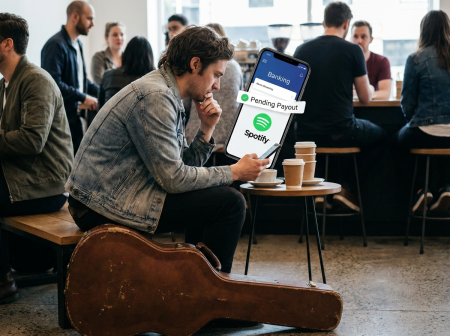 Musician Waiting for Payout