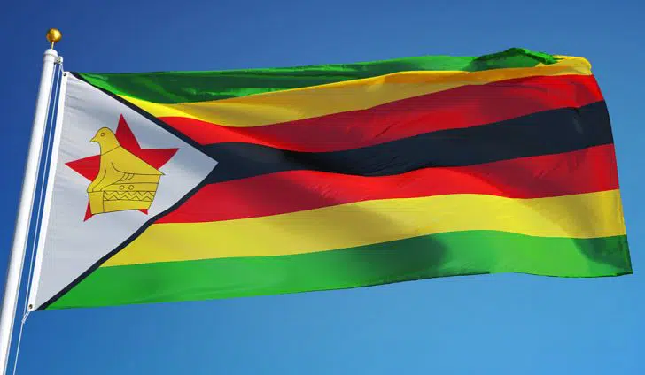 Zimbabwe Flag in 1980