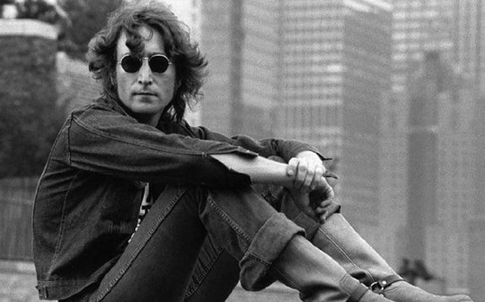 John Lennon Wearing Sunglasses