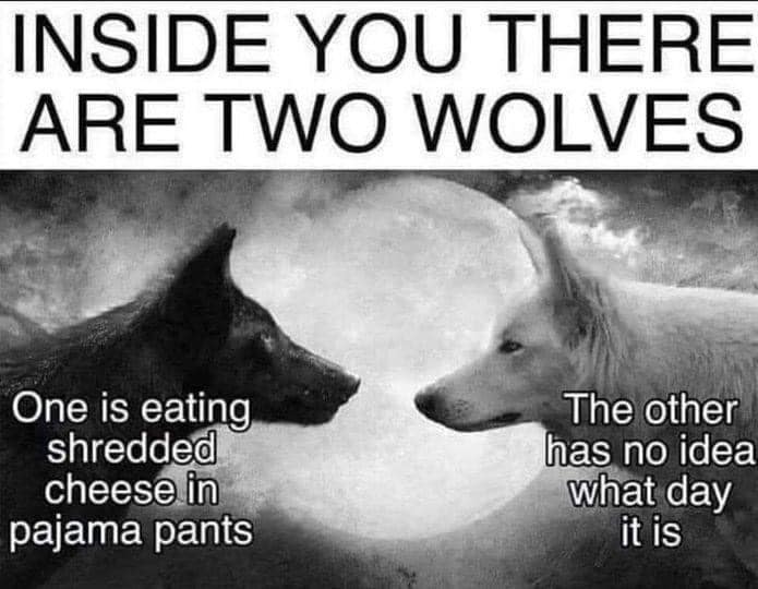 Two Wolves - Random Funnies October 2022