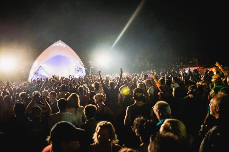 Up The Creek Music Festival Crowd