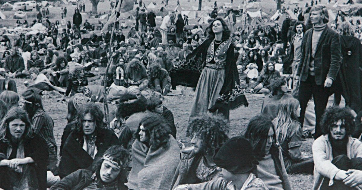 Glastonbury Festival in 1970