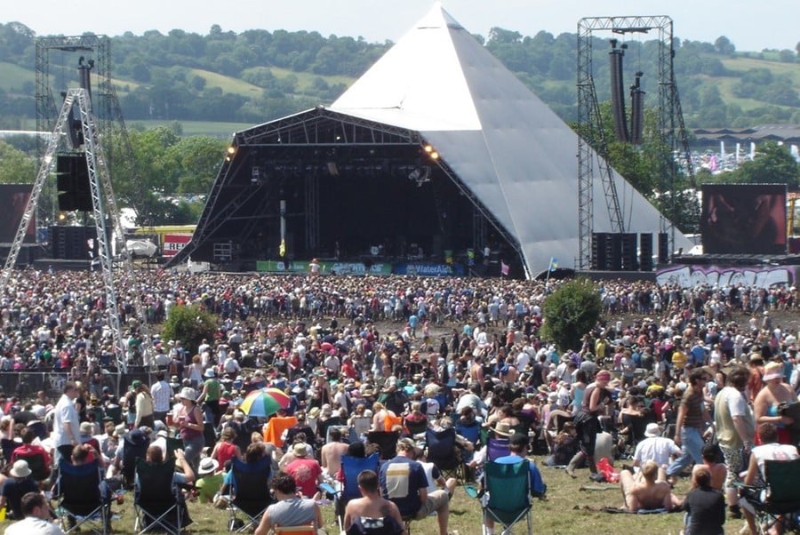 Pyramid Stage at Glastonbury Festival