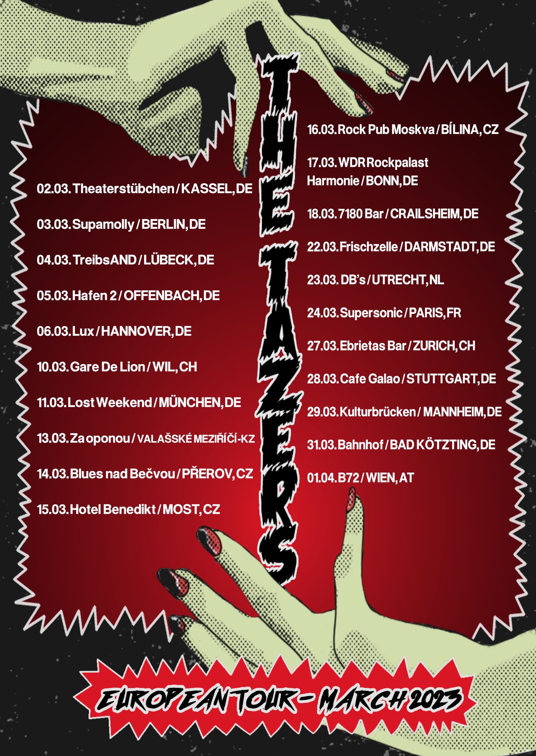 The Tazers - European Tour 2023