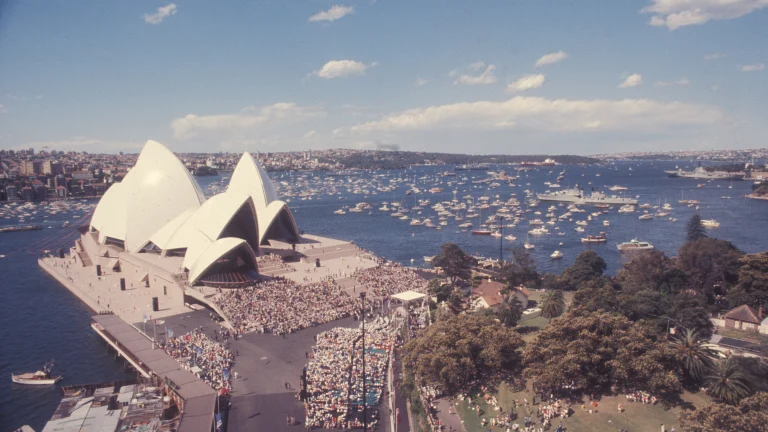Sydney Opera House in 1973