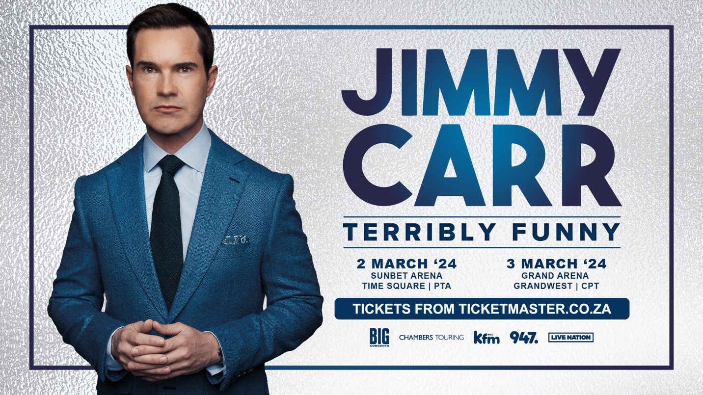 Jimmy Carr South African Tour 2024