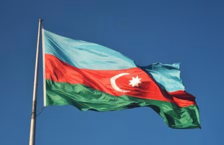 Azerbaijan Flag