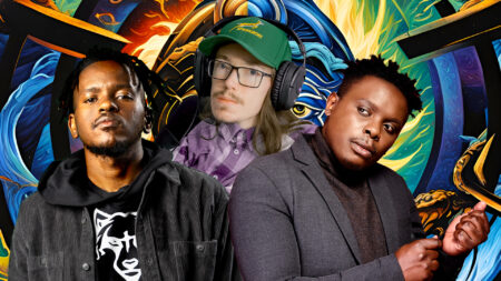 Stephen Gawking with Aewon Wolf and Nathan Blur