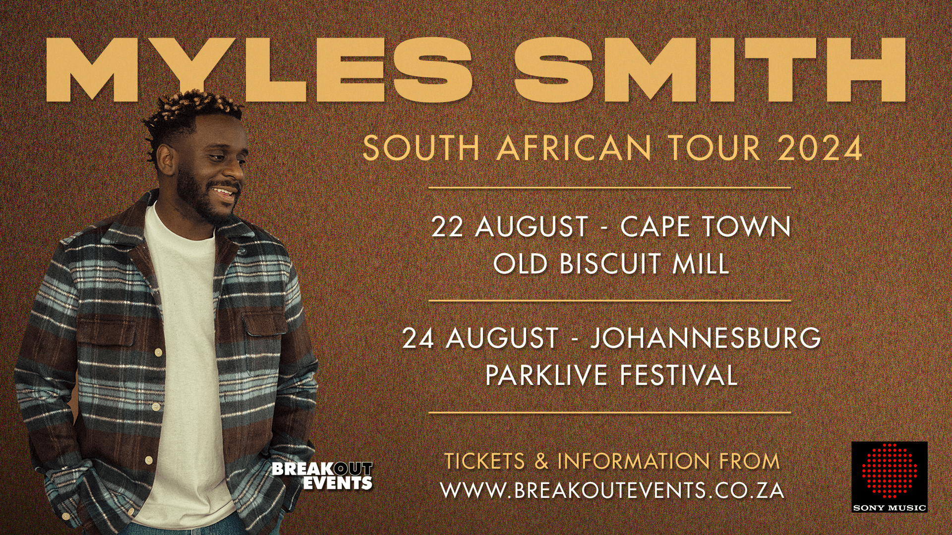 Myles Smith South African Tour 2024
