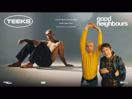 Good Neighbours & TEEKS Live in Cape Town: 27 August 2026 TEEKS and Good Neighbours Featured